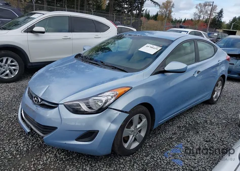 2011 Hyundai Elantra Gls (Ulsan Plant) z USA, uszkodzony, nr VIN KMHDH4AEXBU090163